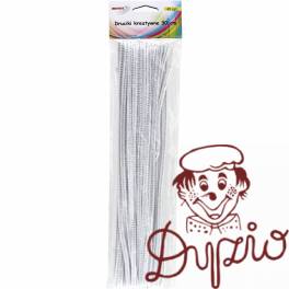 Druciki kreatywne dr11 białe 30cm(40) BREWIS Druciki kreatywne dr11 białe 30cm(40) BREWIS