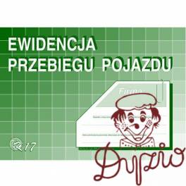 K17 Ewidencja przebiegu pojazdu (bez kosztów) A5 Michalczyk i Prokop