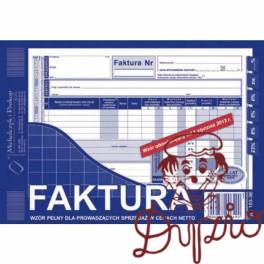 103-3E Faktura VAT netto (pełna) A5 oryginał+kopia Michalczyk i Prokop 103-3E Faktura VAT netto (pełna) A5 oryginał+kopia Michalczyk i Prokop
