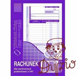 232-5 Rachunek A6 (pion) ory.+kop. 80k Michalczyk i Prokop 232-5 Rachunek A6 (pion) ory.+kop. 80k Michalczyk i Prokop