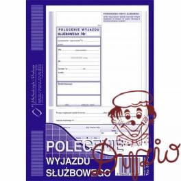 505-3 Polecenie wyjazdu służbowego A5 40kartek Michalczyk i Prokop 505-3 Polecenie wyjazdu służbowego A5 40kartek Michalczyk i Prokop