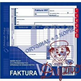 102-XE/N Faktura VAT 2/3 A4 (pełna oryginał +2kopie ) Michalczyk i Prokop 102-XE/N Faktura VAT 2/3 A4 (pełna oryginał +2kopie ) Michalczyk i Prokop