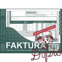 143-3E Faktura VAT MICHALCZYK&PROKOP A5 80 kartek 143-3E Faktura VAT MICHALCZYK&PROKOP A5 80 kartek
