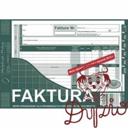 123-3E Faktura VAT A5 brutto uproszczona (poziom) MICHALCZYK i PROKOP 123-3E Faktura VAT A5 brutto uproszczona (poziom) MICHALCZYK i PROKOP