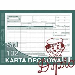 801-1 Karta drogowa SM/102 (samochód ciężarowy) A4 offset MICHALCZYK 801-1 Karta drogowa SM/102 (samochód ciężarowy) A4 offset MICHALCZYK