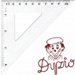 Ekierka równoramienna 10,5mm BL003-B TETIS Ekierka równoramienna 10,5mm BL003-B TETIS