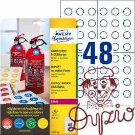 Etykiety inspekcyjne NoPeel 20mm 480szt. L7801-10 białe AVERY ZWECKFORM Etykiety inspekcyjne NoPeel 20mm 480szt. L7801-10 białe AVERY ZWECKFORM