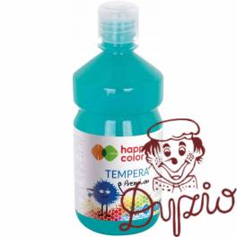 Farba TEMPERA Premium 500ml turkusowa HAPPY COLOR HA 3310 0500-39