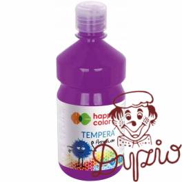 Farba TEMPERA Premium 500ml śliwkowa HAPPY COLOR HA 3310 500-63