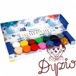Farby plakatowe szkolne 12 kolorów + 2 gratis srebrna złota 20ml 400167100 OXFORD Farby plakatowe szkolne 12 kolorów + 2 gratis srebrna złota 20ml 400167100 OXFORD