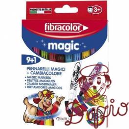 Flamastry magiczne MAGIC 9+1 (18 kol.) FIBRACOLOR Flamastry magiczne MAGIC 9+1 (18 kol.) FIBRACOLOR