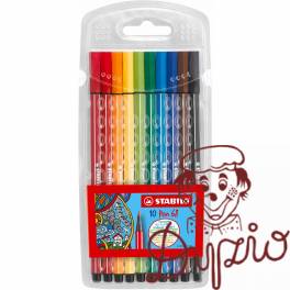 Flamastry STABILO PEN 6810/PL 10 kolorów Flamastry STABILO PEN 6810/PL 10 kolorów