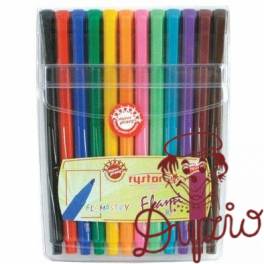 Flamastry FLAMI RC-1mm 6szt w etui 445-621 RYSTOR Flamastry FLAMI RC-1mm 6szt w etui 445-621 RYSTOR