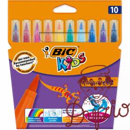 Flamastry 10kol.VISAQUARELLE 828964 BIC z koń.pędzelkową Flamastry 10kol.VISAQUARELLE 828964 BIC z koń.pędzelkową