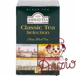 Herbata AHMAD Black Tea Selection czarna (20 torebek) (EARL GREY, ENGLISH No.1, DARJEELING, ENGLISH BREAKFAST) Herbata AHMAD Black Tea Selection czarna (20 torebek) (EARL GREY, ENGLISH No.1, DARJEELING, ENGLISH BREAKFAST)