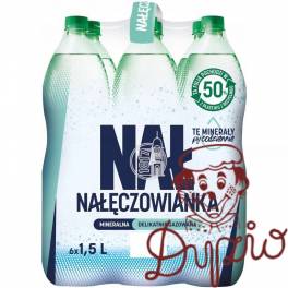 Woda NAŁĘCZOWIANKA 1,5L (6szt) delikatnie gazowana Woda NAŁĘCZOWIANKA 1,5L (6szt) delikatnie gazowana