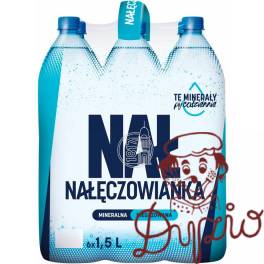 Woda mineralna NAŁĘCZOWIANKA 1.5L (6szt) niegazowana Woda mineralna NAŁĘCZOWIANKA 1.5L (6szt) niegazowana