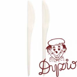 Nóż biodegradowalny CPLA 19cm biały (50sztuk) 97045 PAPSTAR Nóż biodegradowalny CPLA 19cm biały (50sztuk) 97045 PAPSTAR