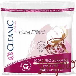 Patyczki higieniczne CLEANIC (160 sztuk) folia Pure Effect Patyczki higieniczne CLEANIC (160 sztuk) folia Pure Effect