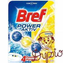 Zawieszka WC BREF POWER AKTIV 50g kulki Lemon 625197 Zawieszka WC BREF POWER AKTIV 50g kulki Lemon 625197