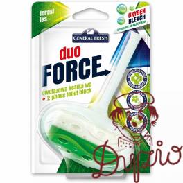 Kostka do WC DUO FORCE zawieszka 40g las GENERAL FRESH Kostka do WC DUO FORCE zawieszka 40g las GENERAL FRESH
