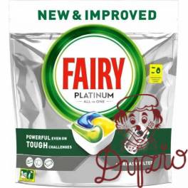 Kapsułki do zmywarki FAIRY PLATINUM ALL IN ONE LEMON (28szt) Kapsułki do zmywarki FAIRY PLATINUM ALL IN ONE LEMON (28szt)