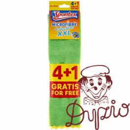 Ściereczka do kurzu MICROFIBRA XXL 36x38cm (4 sztuki + 1gratis) SPONTEX 19780039/400000018 Ściereczka do kurzu MICROFIBRA XXL 36x38cm (4 sztuki + 1gratis) SPONTEX 19780039/400000018