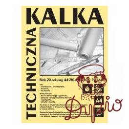 Kalka kreślarska A4 90g. (10szt.) DA4910 KOH-I-NOOR