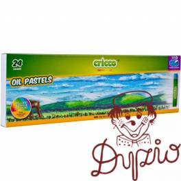 Kredki CRICCO pastele olejowe 24kolory CR481K24 Kredki CRICCO pastele olejowe 24kolory CR481K24