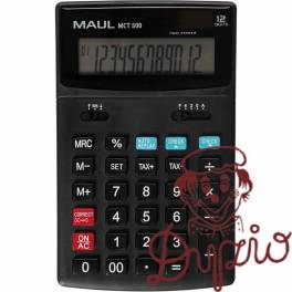 Kalkulator biurkowy MCT500 12-pozycyjny oblicznie podatku czarny 72696/90 ML MAUL Kalkulator biurkowy MCT500 12-pozycyjny oblicznie podatku czarny 72696/90 ML MAUL