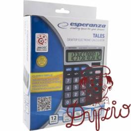 Kalkulator ESPERANZA 12-pozycyjny ECL101 Kalkulator ESPERANZA 12-pozycyjny ECL101