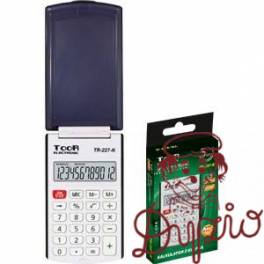 Kalkulator kieszonkowy TOOR TR-227 12-pozycyjny z klapką 120-1857 Kalkulator kieszonkowy TOOR TR-227 12-pozycyjny z klapką 120-1857