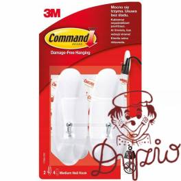 Haki COMMAND 17068PL z metalowym uchwytem średni 2szt.UU001578184 Haki COMMAND 17068PL z metalowym uchwytem średni 2szt.UU001578184