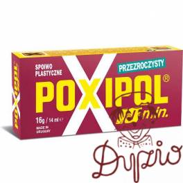 Klej POXIPOL 16g/14ml przezroczysty epoksydowy dwuskładnikowy Klej POXIPOL 16g/14ml przezroczysty epoksydowy dwuskładnikowy