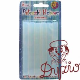 Klej do pistoletu bezbarwny 6szt Q11x100mm JB11-BZ ALIGA Klej do pistoletu bezbarwny 6szt Q11x100mm JB11-BZ ALIGA