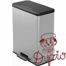 Kosz na śmieci CURVER DECO BIN z pedałem 65L srebrny metalizowany 01128-C70-00 251001 Kosz na śmieci CURVER DECO BIN z pedałem 65L srebrny metalizowany 01128-C70-00 251001