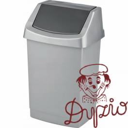 Kosz na śmieci uchylny 25l CURVER CLICK-IT srebrny/grafit 04044-877-65 Kosz na śmieci uchylny 25l CURVER CLICK-IT srebrny/grafit 04044-877-65