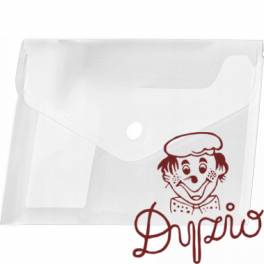 Koperta PP na zatrzask A4 transparentna BT611-T TETIS Koperta PP na zatrzask A4 transparentna BT611-T TETIS