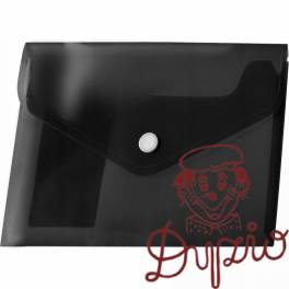Koperta PP na zatrzask A4 czarna BT611-V TETIS Koperta PP na zatrzask A4 czarna BT611-V TETIS