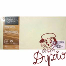 Koperta DL HOLLAND kremowy P 120g. (10szt.) 282602 Galeria Papieru Koperta DL HOLLAND kremowy P 120g. (10szt.) 282602 Galeria Papieru