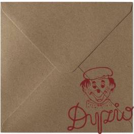 Koperta 160x160mm KRAFT ciemny beż K 120g. (10szt.) 280322 Galeria Papieru Koperta 160x160mm KRAFT ciemny beż K 120g. (10szt.) 280322 Galeria Papieru