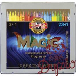Kredki PROGRESSO MAGIC 24 kolorów 8774 KOH-I-NOOR Kredki PROGRESSO MAGIC 24 kolorów 8774 KOH-I-NOOR