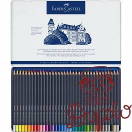 Kredki akwaarelowe GOLDFABER aqua 24kol.opakowanie metalowe 114624 Faber-Castell Kredki akwaarelowe GOLDFABER aqua 24kol.opakowanie metalowe 114624 Faber-Castell