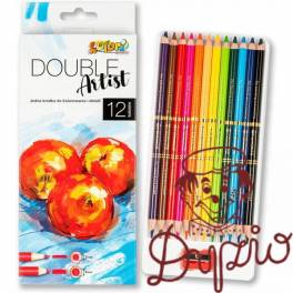 Kredki dwustronne 12 kolorów Double Artist 4/3mm Kolori premium TT7986 PENMATE Kredki dwustronne 12 kolorów Double Artist 4/3mm Kolori premium TT7986 PENMATE