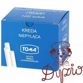 Kreda szkolna biała 100sztuk 80200 TOMA Kreda szkolna biała 100sztuk 80200 TOMA