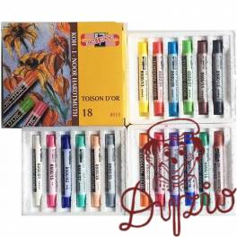 Kredki pastele suche 18 kolorów 8513 KOH-I-NOOR Kredki pastele suche 18 kolorów 8513 KOH-I-NOOR