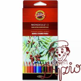 Kredki MONDELUZ 12 kolorów 3716 KOH-I-NOOR Kredki MONDELUZ 12 kolorów 3716 KOH-I-NOOR
