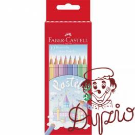 Kredki ZAMEK 10 kolorów pastelowe 111211 FABER-CASTELL Kredki ZAMEK 10 kolorów pastelowe 111211 FABER-CASTELL