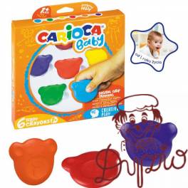 Kredki Misiaki BABY dla dzieci 1+6 kol 160-2209 42956 CARIOCA Kredki Misiaki BABY dla dzieci 1+6 kol 160-2209 42956 CARIOCA