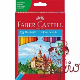 Kredki ZAMEK 36 kolorów opakowanie kartonowe 120136 FC FABER-CASTEL Kredki ZAMEK 36 kolorów opakowanie kartonowe 120136 FC FABER-CASTEL